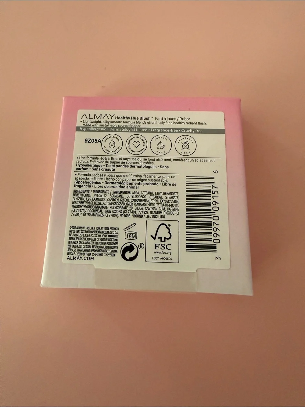 Almay Healthy Hue Blush 400 Wild Berry NEW